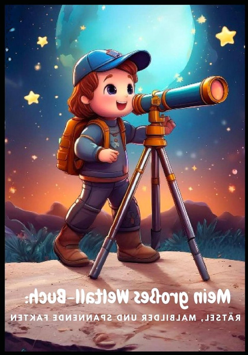 Groot Ruimte Boek - Kinderboek Activiteiten - Leren en Spelen - Feiten en Puzzels - 25 cm Hoog - Meerdere Kleuren