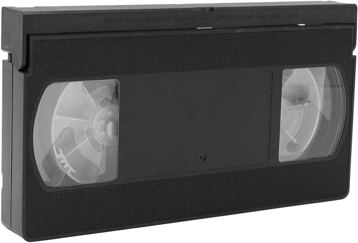 VCR Hoofdreiniger voor VHS Spelers, Droog Reinigingssysteem, Herbruikbaar tot 50 Keer, Efficiënte Reiniging voor Videobanden en Spelers