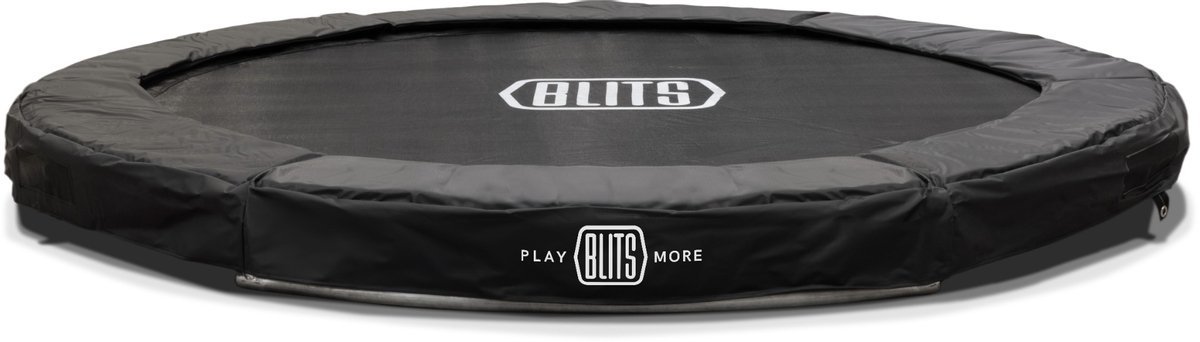 BLITS Urban Sports inground trampoline - Ø 427 cm - Zwart van BLITS