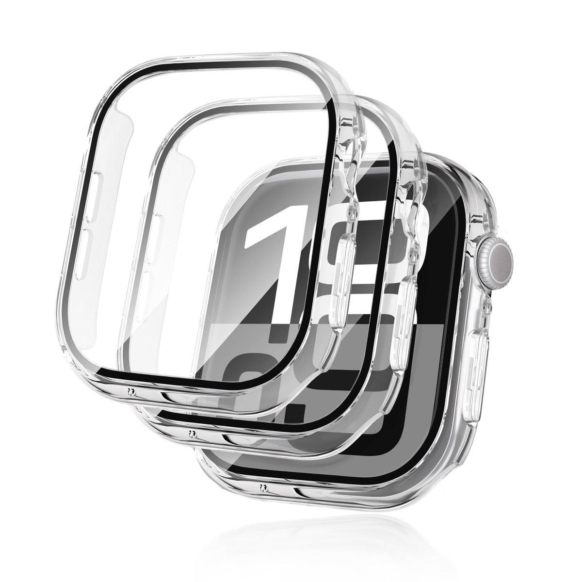 Store_9 - Horlogehoesje - Apple Watch Series 10 - Anti-kras en anti-stof - 360° bescherming - Harde PC - Geschikt voor 42 mm model