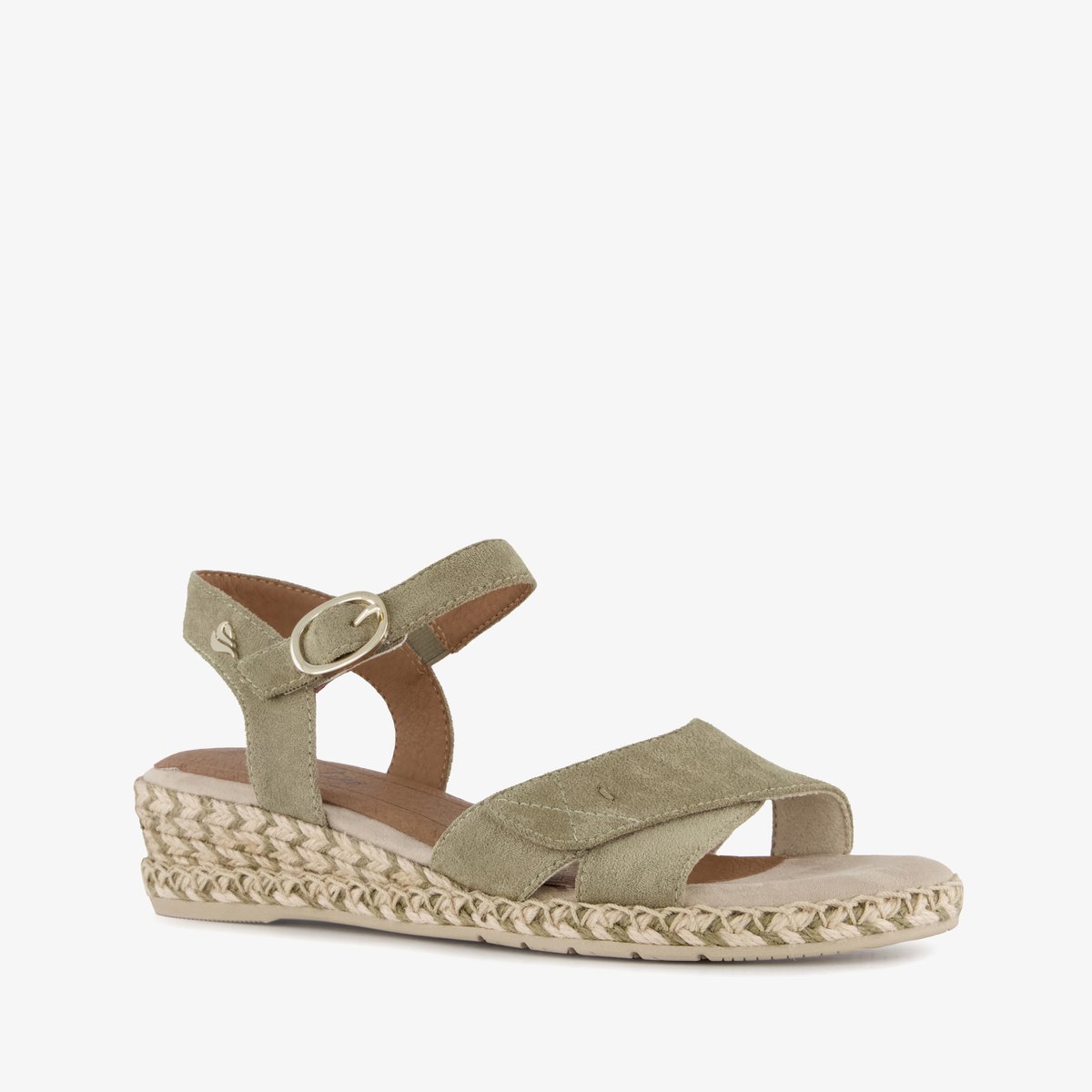 Softline dames sandalen met H-leest salie - Groen - Maat 37