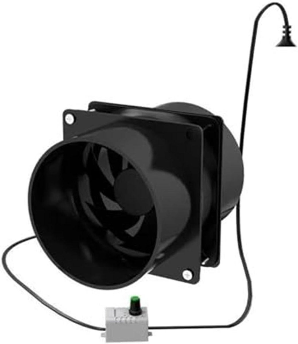 Kanaalventilator - Afzuigventilator Ventilator - Luchtkwaliteit Verbeteren - USB Instelbar