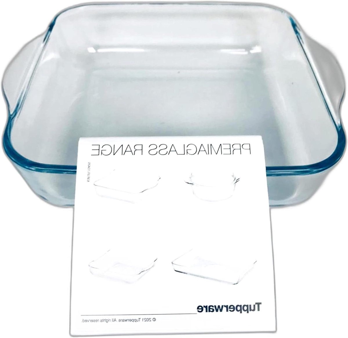 Glazen Bakvorm - Ovenschaal Vierkant - Bakken Braden Stoven - Hittebestendig Borosilicaatglas - 19 Liter - Transparant