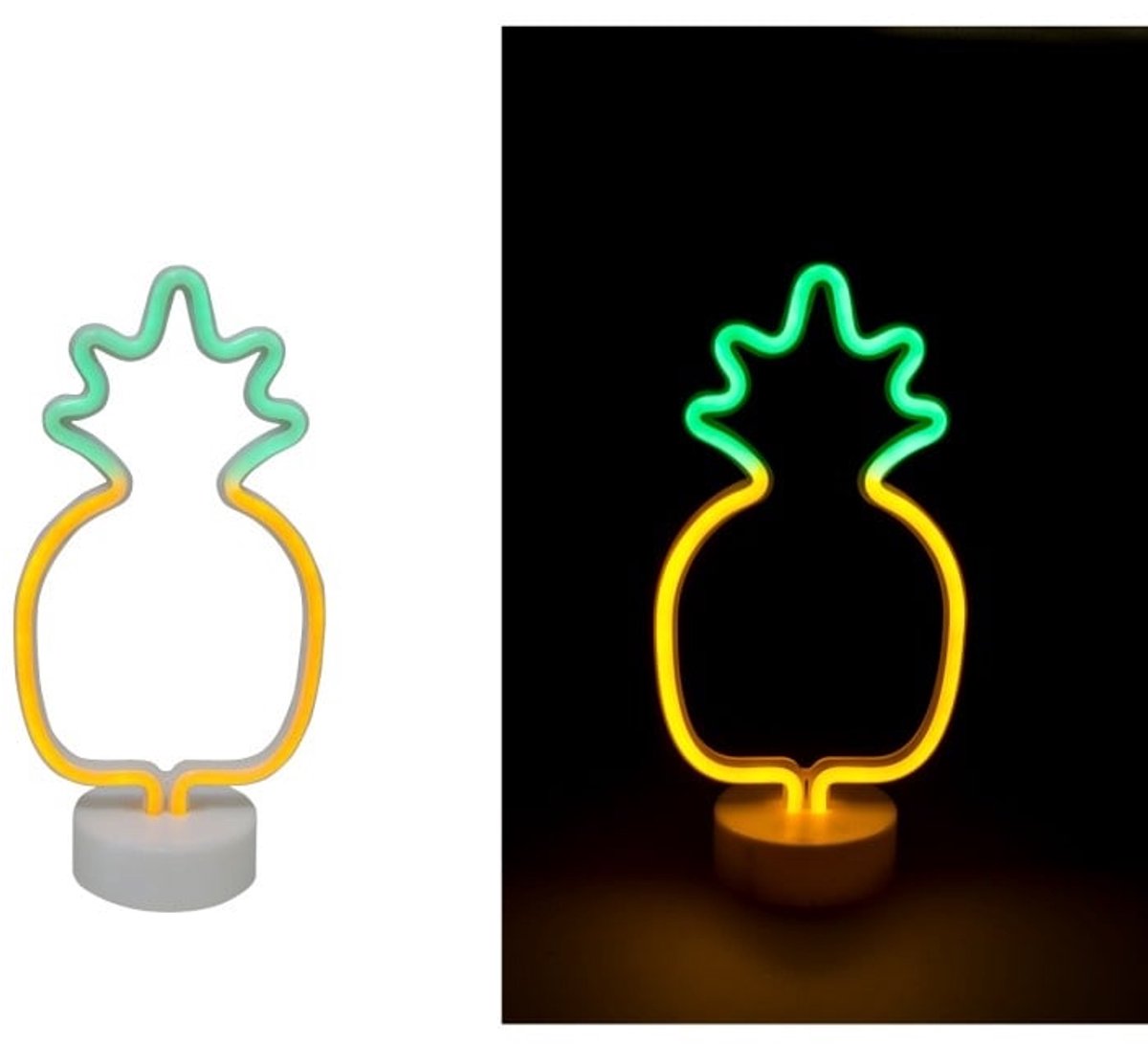Neon LED Lamp Ananas Silhouet