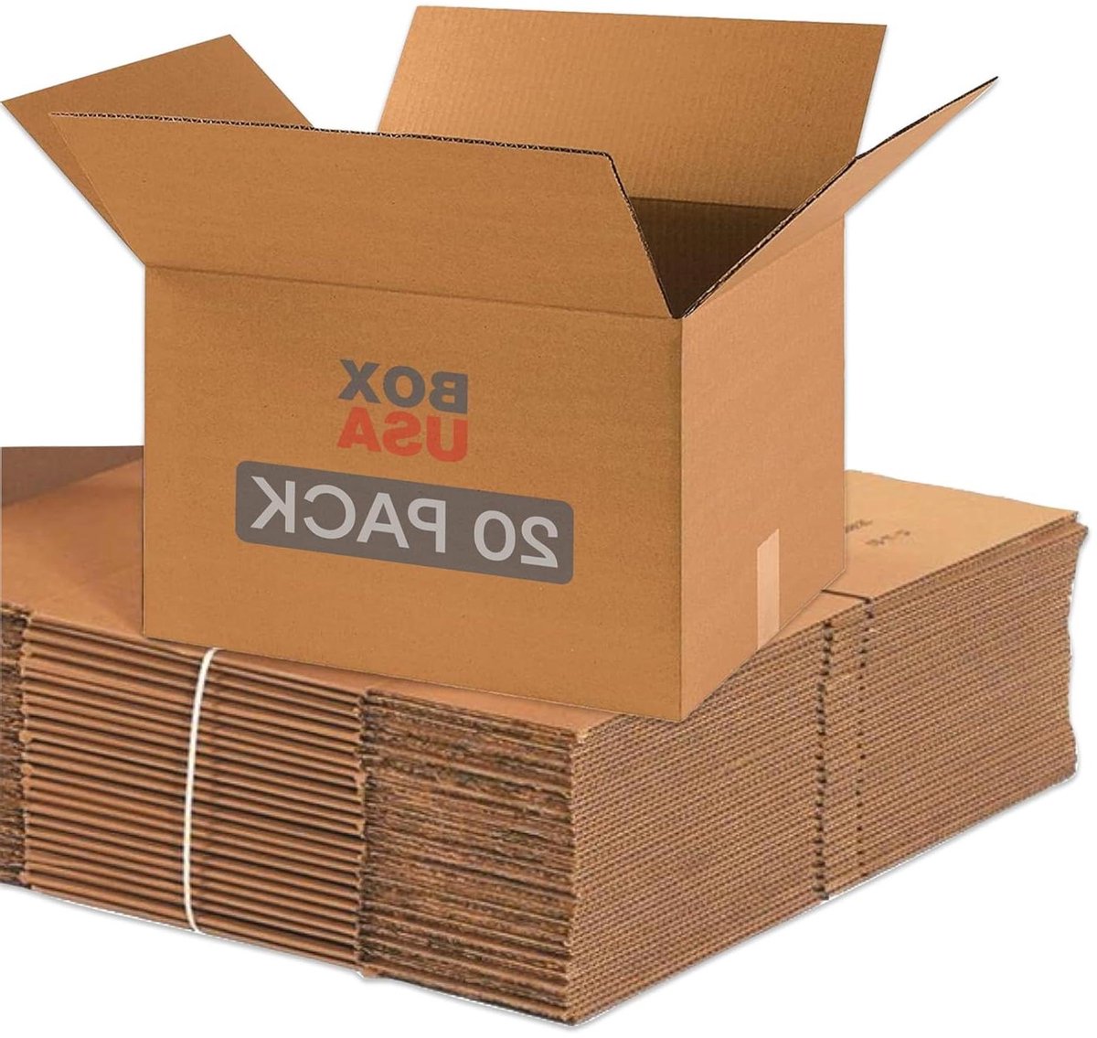 Verzenddozen Karton - Verhuisdozen Opslagdozen - Verpakken Verzenden - C-Fluit Golfkarton - 45 x 35 x 30 cm - Kraft