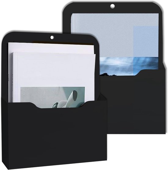 Magnetische Documenthouder voor A4 Papier - 2 Stuks - Ideaal voor Kantoor, Whiteboards en Koelkast - Efficiënte Opberging en Organisatie