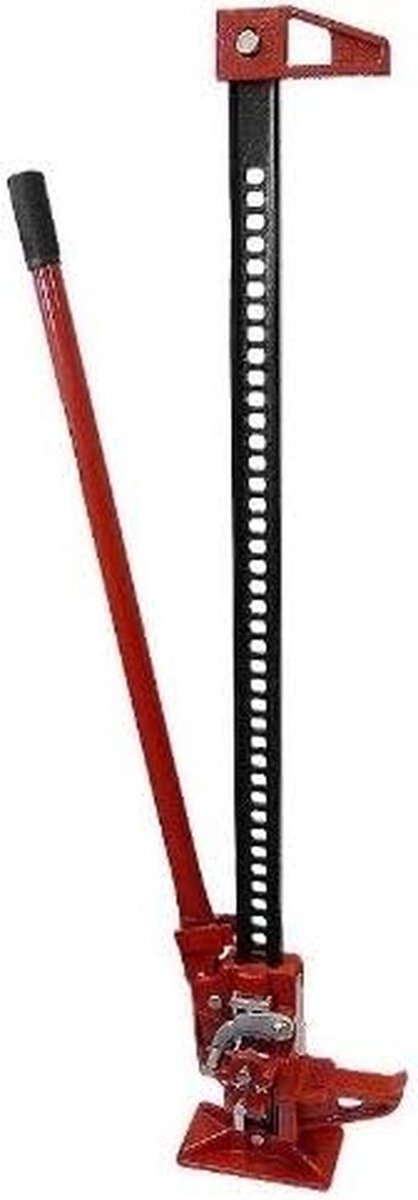 Krik Handmatig - Heftruck Landbouw - Voertuig Verhogen - Robuust Stalen Frame - 150 cm - Rood