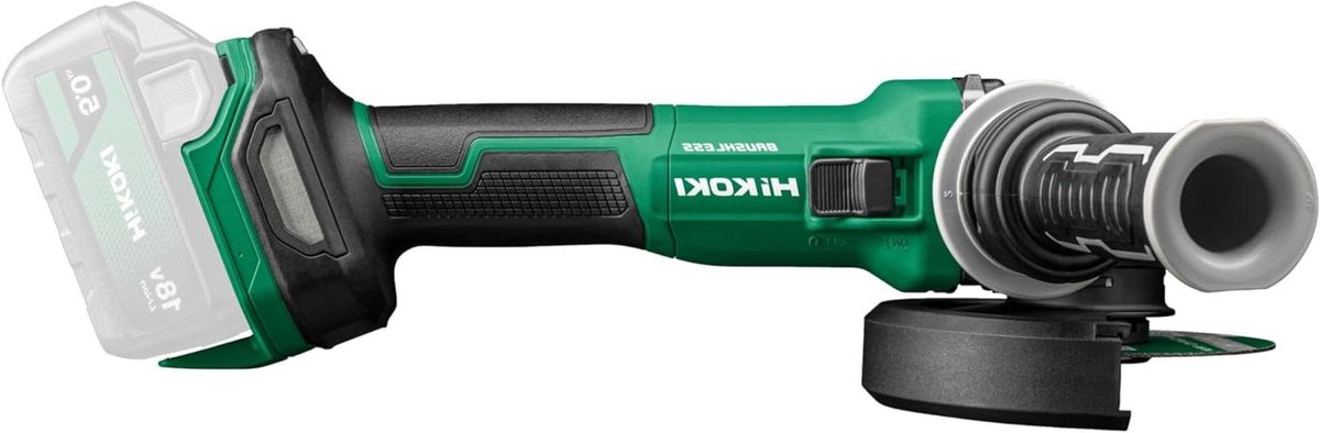 Accu Haakse Slijper - Slijpmachine Hoekig - Metaal Bewerken - Water- en Stofbestendig - 125 mm - Groen/Zwart