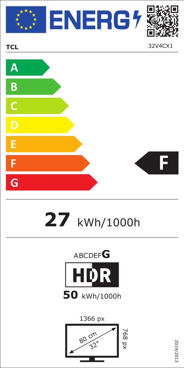 TCL 32V4C - 32 inch - HD Ready QLED - 2025 - afbeelding 2