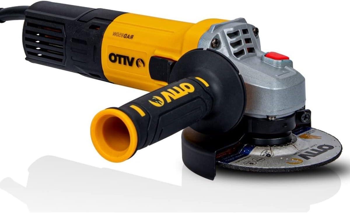 Haakse Slijper - Slijpmachine Hoek - Bouw Werkzaamheden - Robuuste Motor - 115 mm - Geel