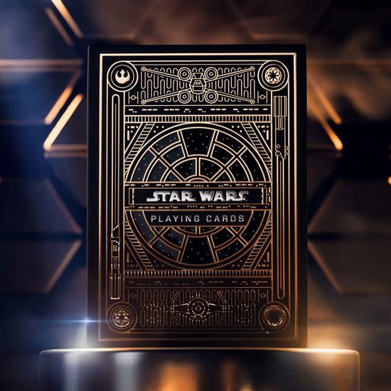 Star Wars Luxe Speelkaarten | Limited Gold Edition Premium playing cards | 100% Plastic & Waterdicht Kaarten | Spelkaarten Pokerkaarten | Playing Cards voor Poker of Drankspel Volwassenen