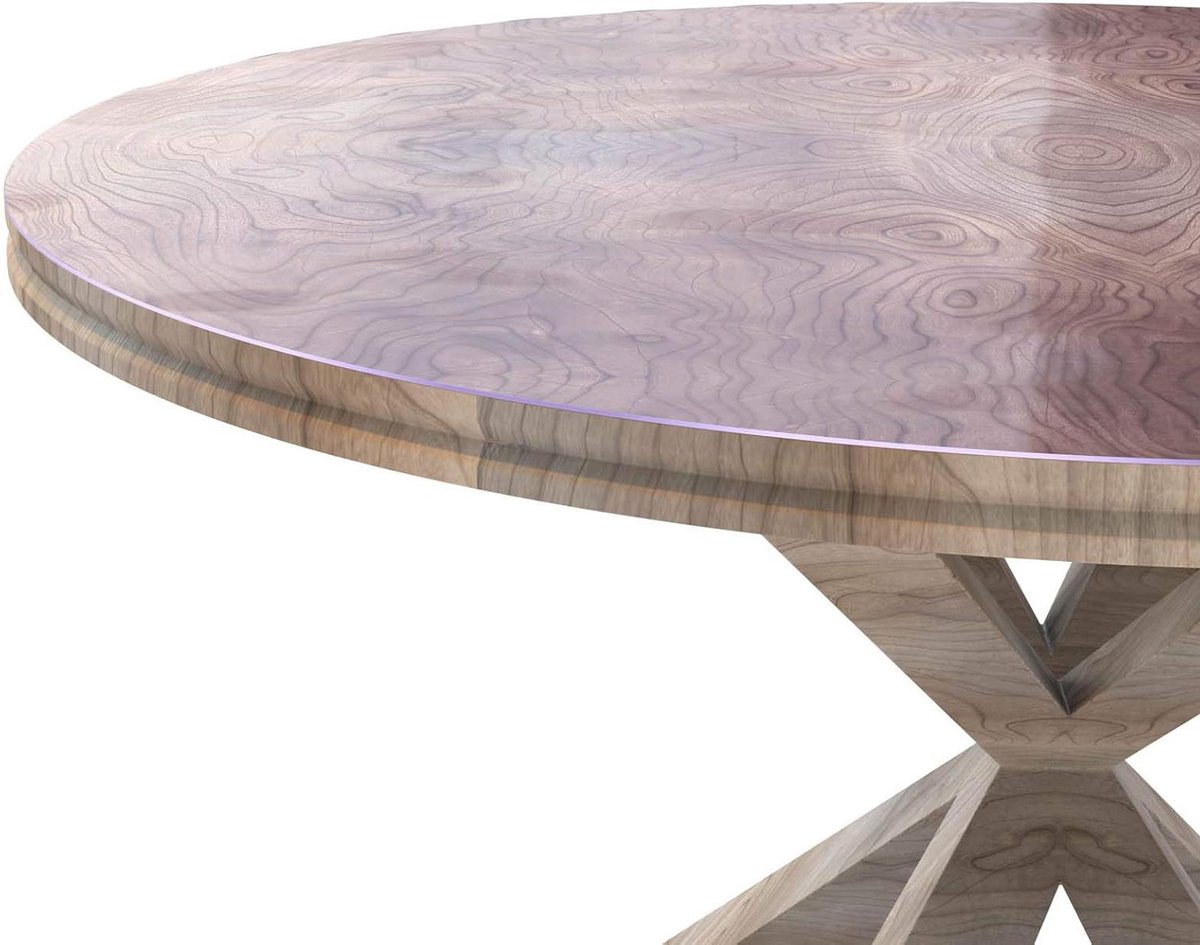 Tafelbescherming Folie - Beschermhoes Tafel - Tafel Beschermen - Afgeschuinde Rand - 75 cm Rond - Transparant
