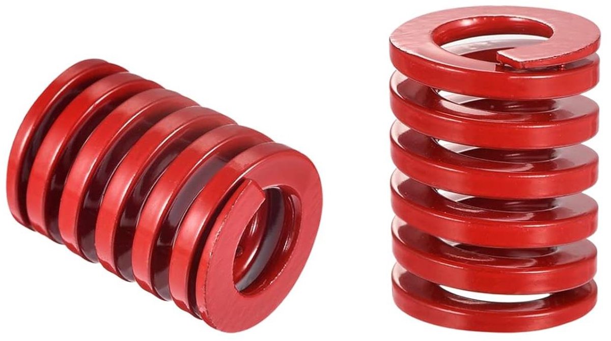 Vormveer - Compressieveer - 3D Printer Onderdeel - Middelgrote Druk - 20 mm OD - Rood