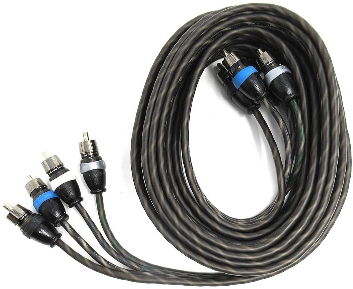Audio RCA Kabel - Verbindingskabel - Muziek Streamen - Zuiver Koper - 5.5 Meter - Zwart