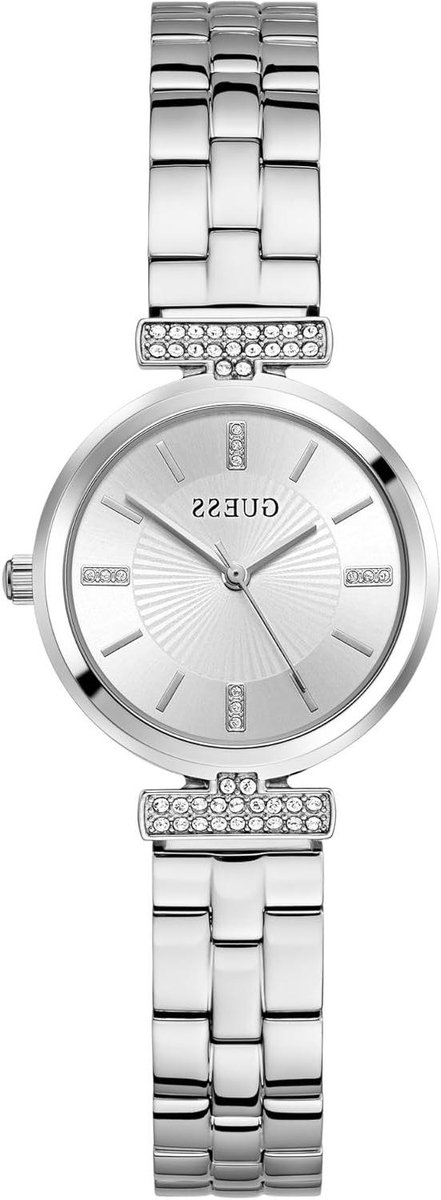 Dameshorloge - Klassiek polshorloge - Dagelijks gebruik - Stijlvol accessoire - 10 x 5.9 x 3.9 cm - Zilverkleurig