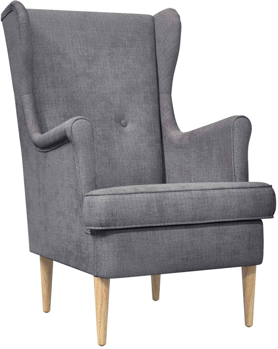 vidaXL - Fauteuil - Lichtgrijs - ARES