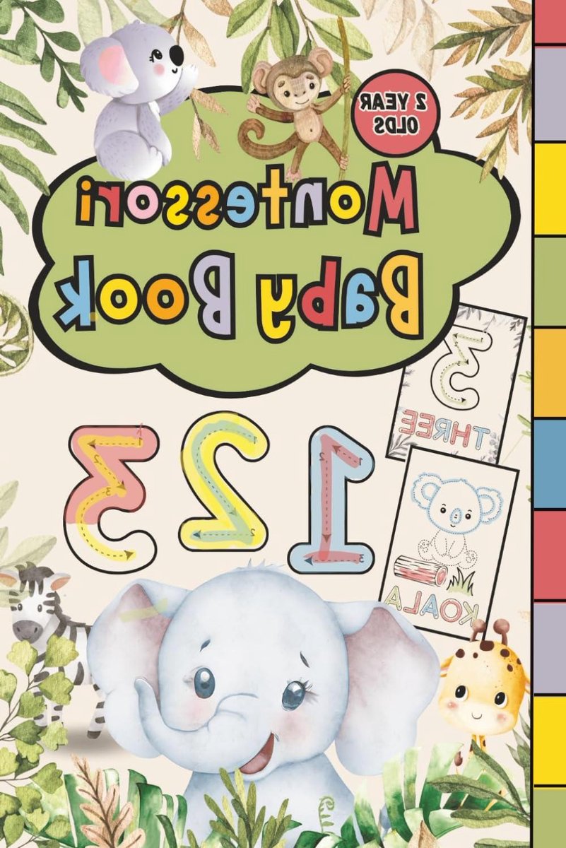 Baby Leerboek - Activiteitenboek Kinderen - Cijfers Leren - Montessori Methoden - 120 Pagina's - Meerkleurig