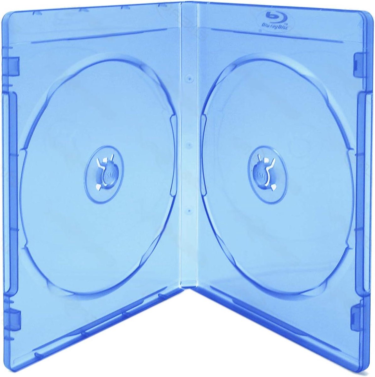 Blu-Ray Hoesjes - Opslag Media - Schijven Beschermen - Transparante Folie - 170 x 135 x 11 mm - Blauw