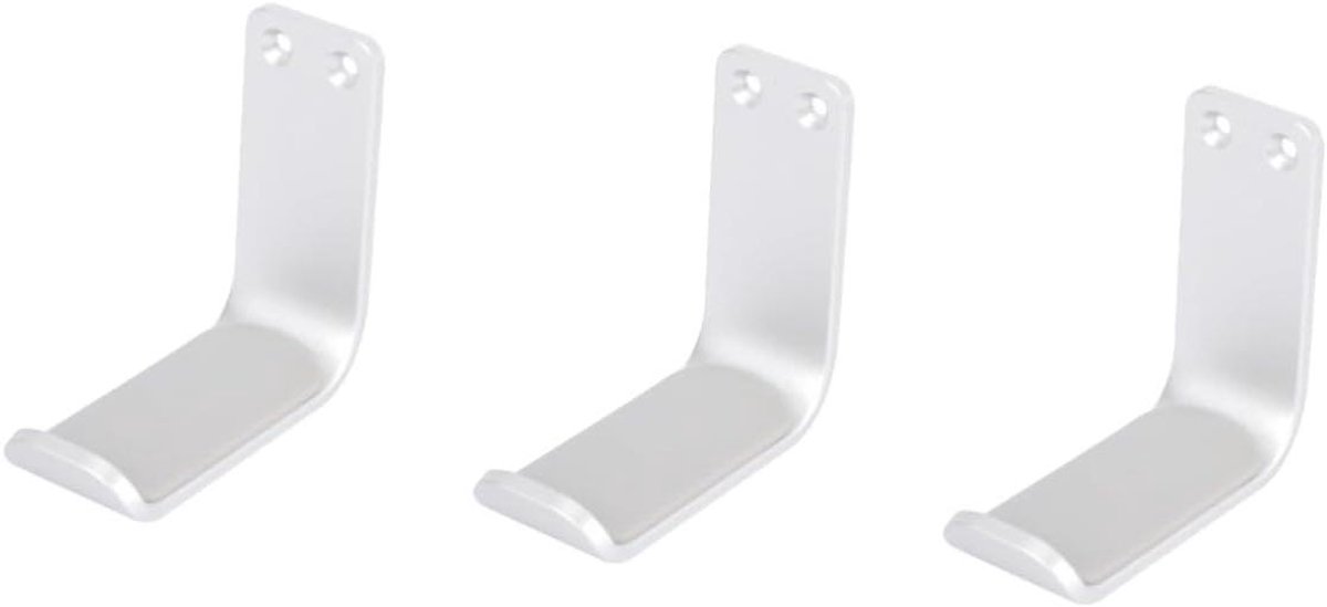 Hoofdtelefoon Hanger - Hoofdtelefoon Haak - Bureau Organisatie - Aluminium Legering - 7.4 x 9 x 7.4 cm - Zilver