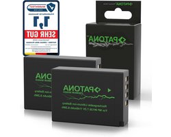 PATONA 2 x Premium NP-W126 accu 1140mAh reservebatterij compatibel met Fujifilm FinePix HS50EXR HS30EXR X100F X100V X-T1 X-T2 X-T3 X-T20 X-T30 II X-Pro1 X-Pro3 X-E1 X-E1 X-A1 X-A7 X-A7 X-H1. NPW126S