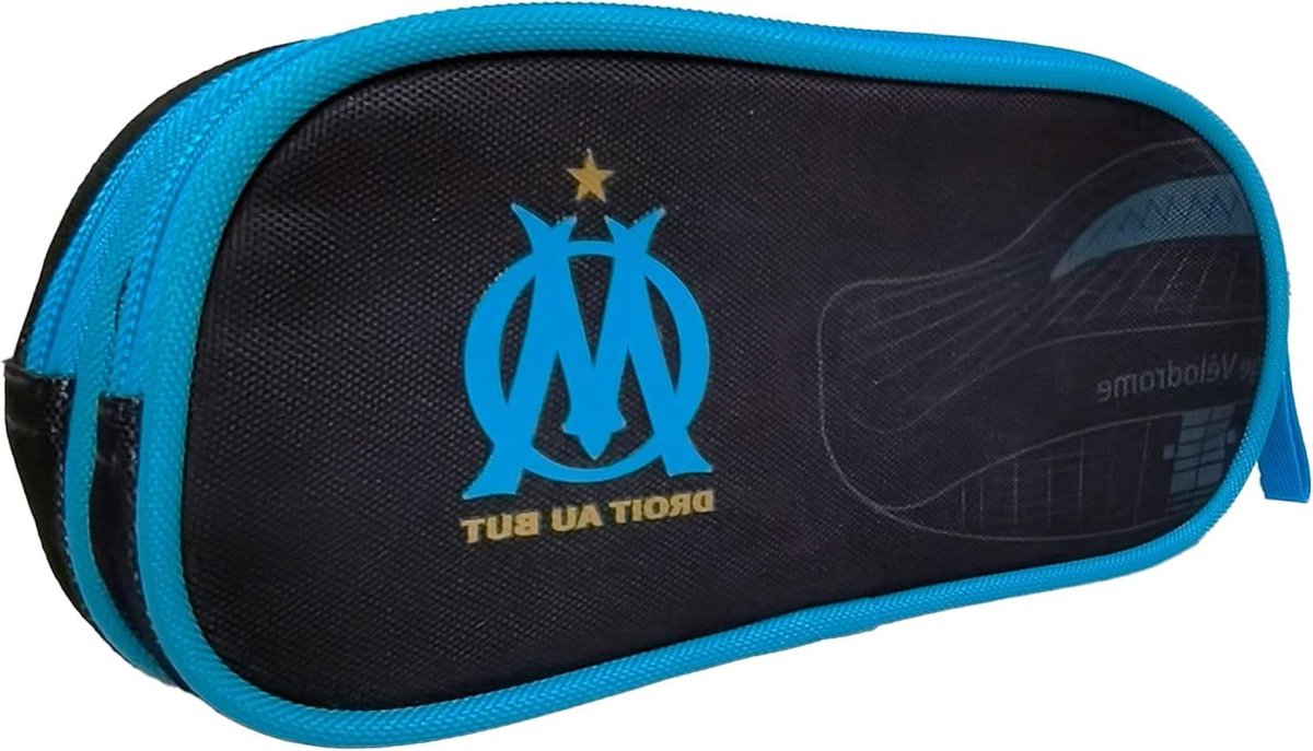 Etui Dubbele Compartimenten - Pennehouder School - Spullen Organiseren - Officiële Collectie - 22 x 10 x 22 cm - Blauw
