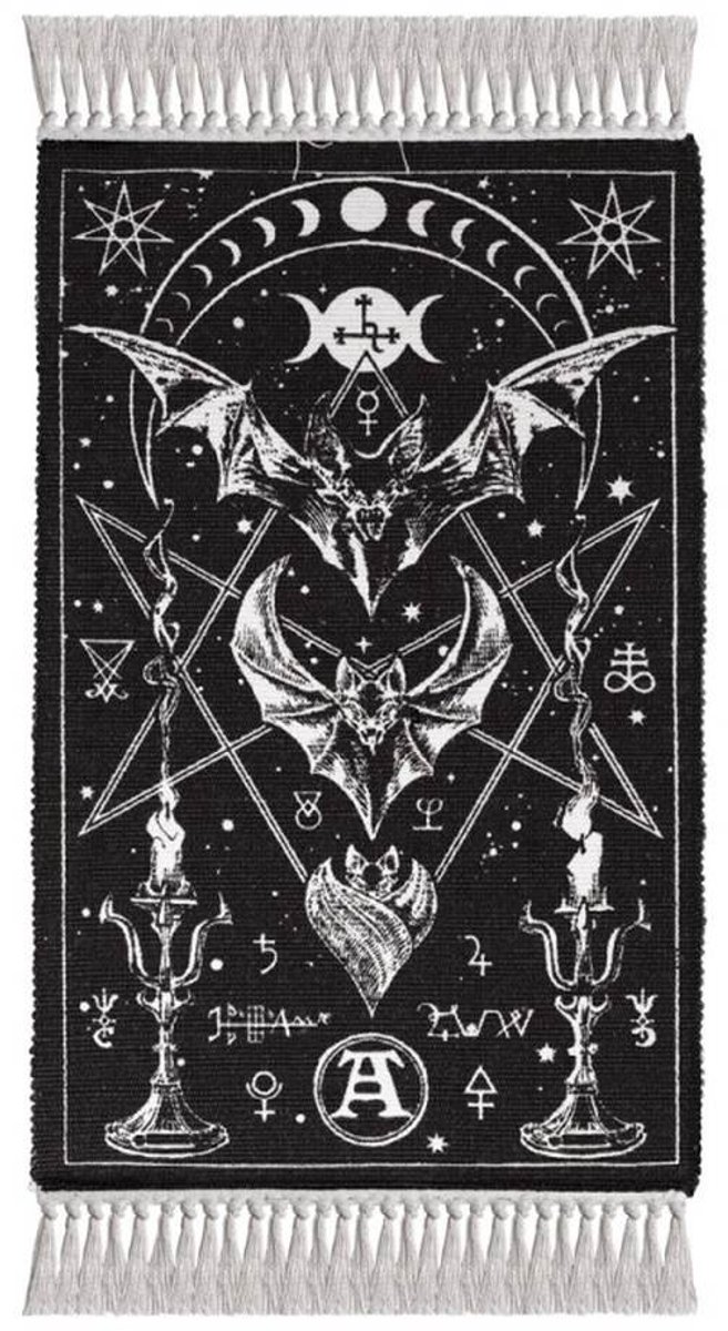 Alchemy - Evilution Mat/vloerkleed - Zwart