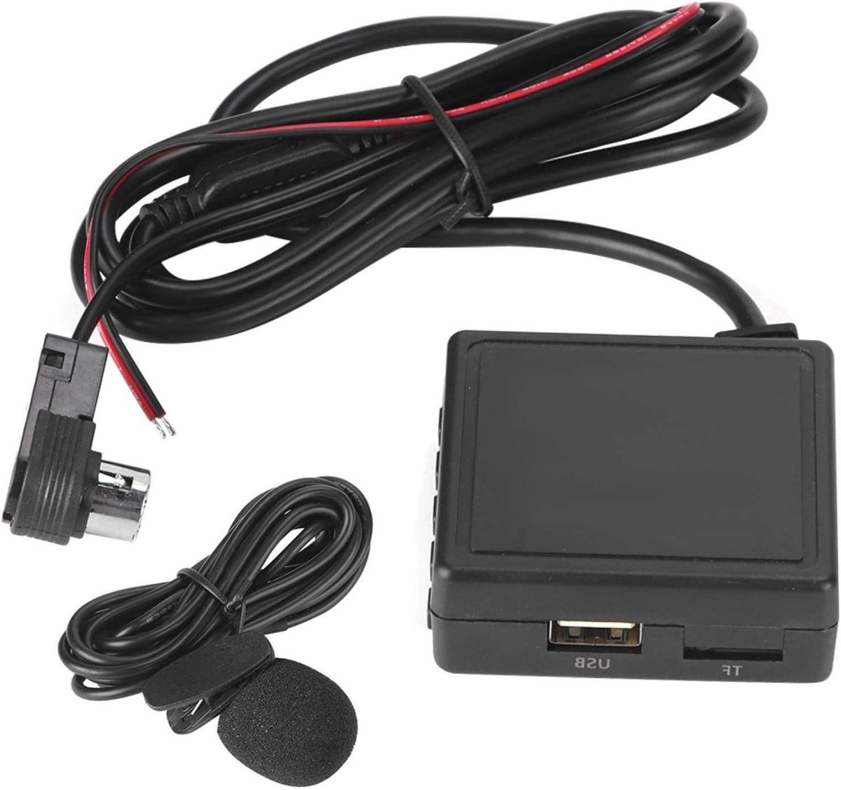 Auto AUX Adapter - Muziek Ontvanger - Muziek Afspelen - Bluetooth 5.0 - 3.5 mm Stekker - Zwart