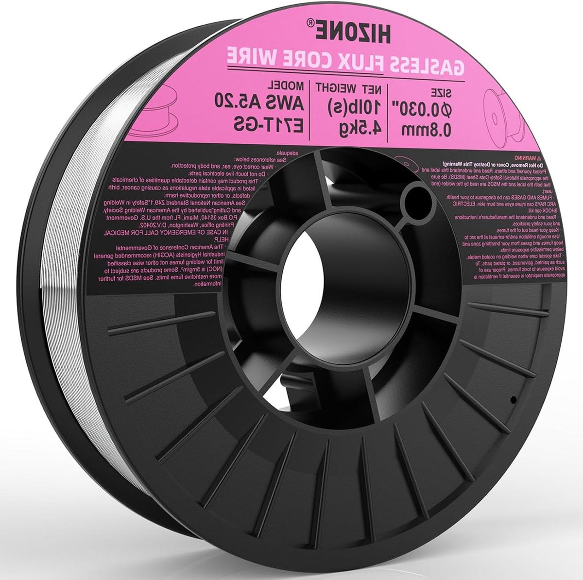 Lasdraad - MIG Draad - Staal Lassen - Gasloos Lassen - 4.78 kg - Zilver