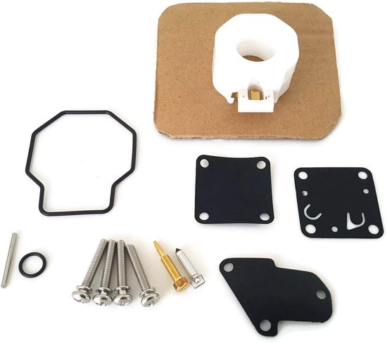 Carburateur Reparatiekit - Motor Onderdelen - Buitenboordmotor Onderhoud - Voor 4-5 PK Motoren - 2-Takt - Aluminium van Merkloos — afbeelding 2
