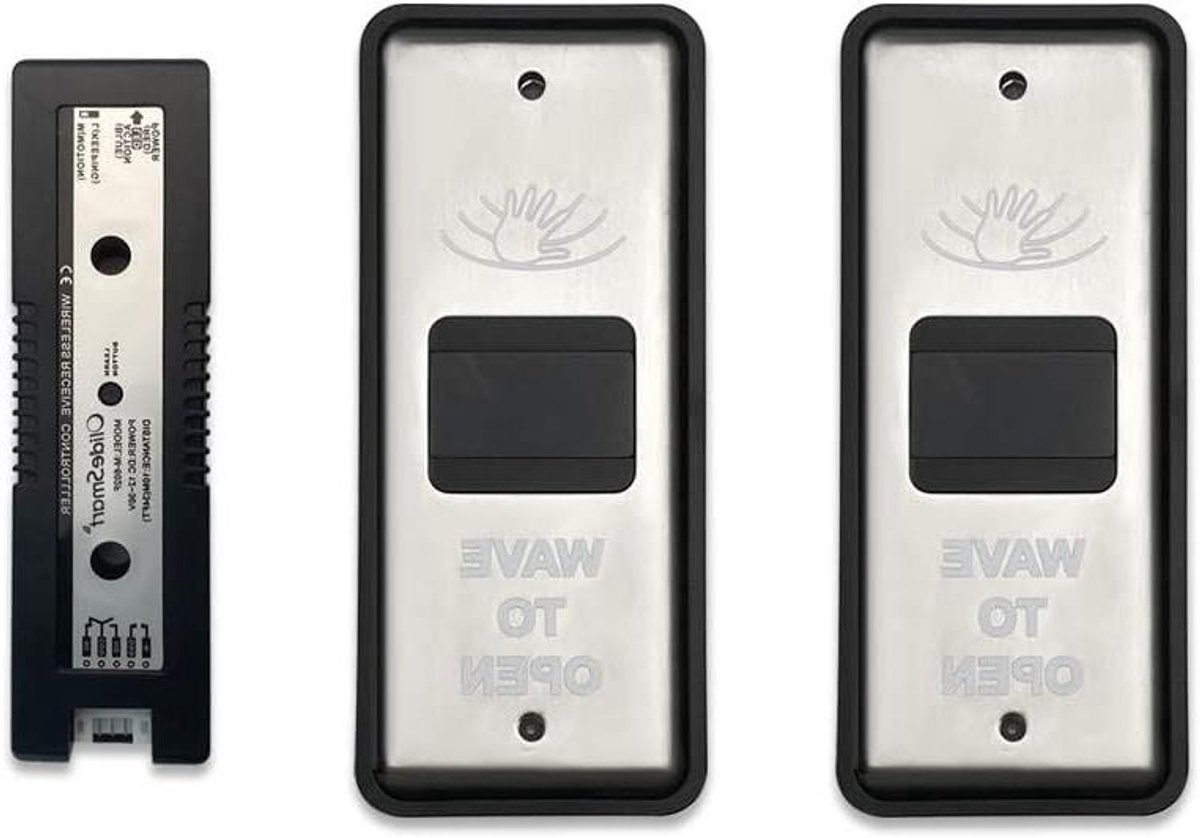 Draadloze Activatieschakelaar - Touchless Bediening - Automatische Deuren - Laag Energieverbruik - ADA Gecertificeerd - Roestvrij Staal