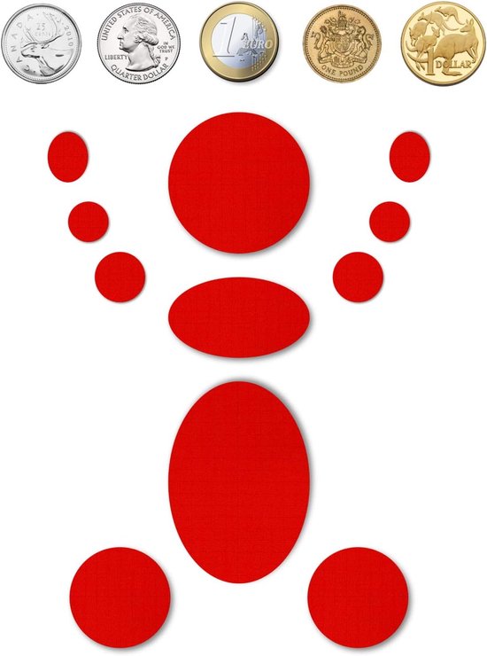 Reparatiepleisters - Zelfklevende patches - Kleding herstellen - Waterdichte scheurvastheid - 11 stuks - Rood — afbeelding 4