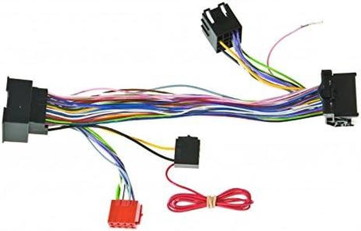 Auto Adapter - ISO Aansluiting - Muziek Streamen - Standaard Connectoren - 200 g - Zwart