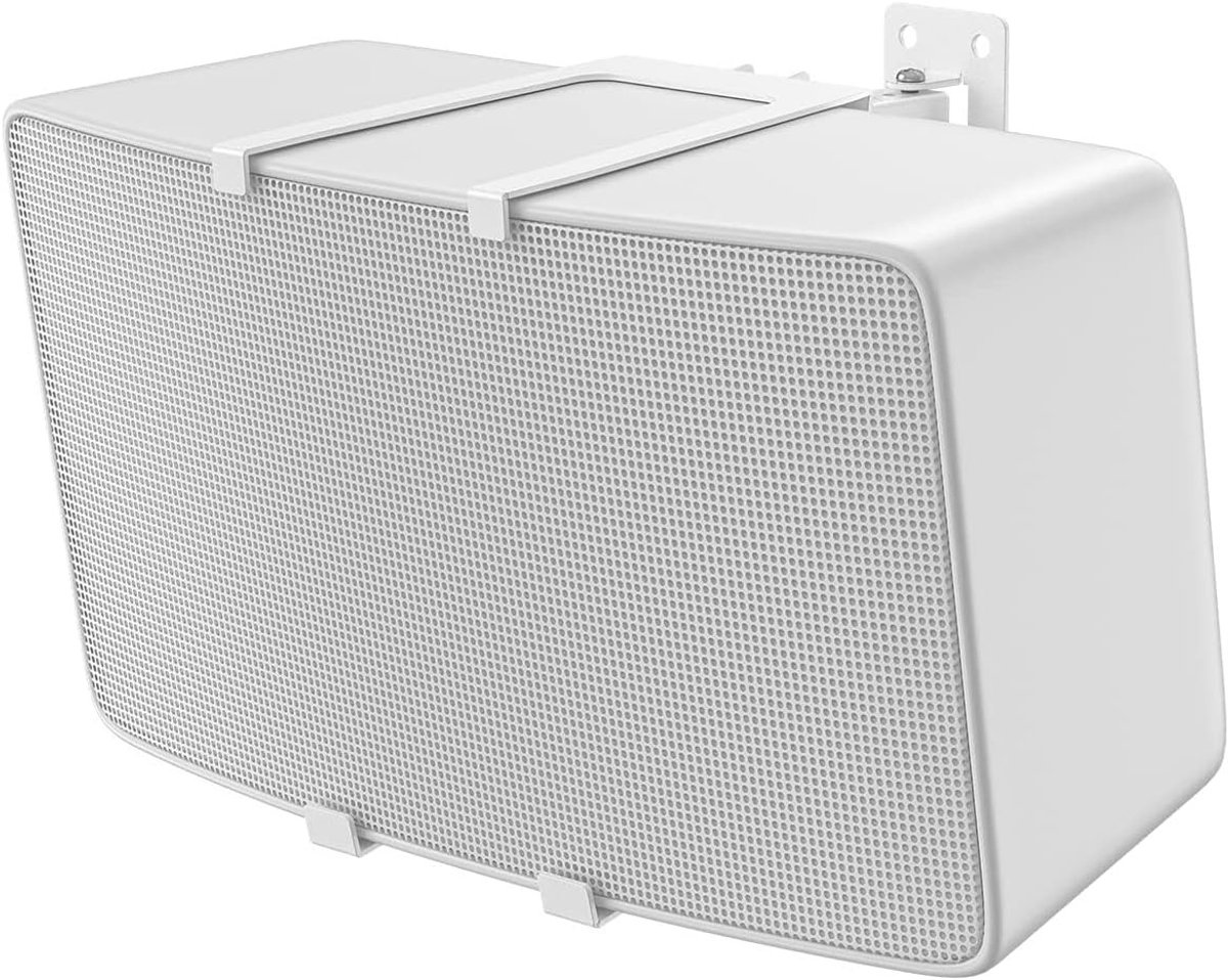 Verstelbare Wandbeugel voor Sonos Five en Play 5 Gen 2 - Tilt en Swivel Bevestiging voor Optimale Geluidskwaliteit en Ruimtebesparing, Wit