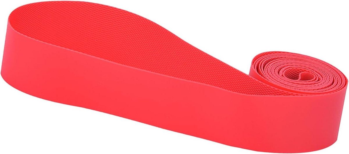 Fietsband Liner - Velg Bescherming - Lekke Banden Voorkomen - Duurzaam PVC Materiaal - 20 Inch - Rood