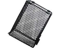 Reptielenlamp Kap - Huisdier Warmtelamp - Veilige Verwarming - IJzeren Constructie - 16.5 cm Hoog - Zwart