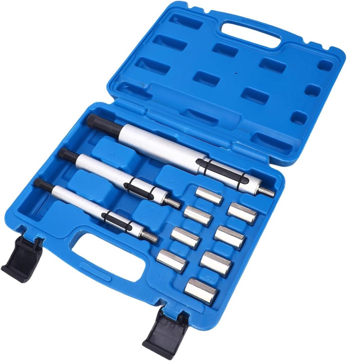 Koppelingsuitlijning Gereedschap - Centreren Set - Auto Reparatie - Universele Pasvorm - 11 Delig - Zilver