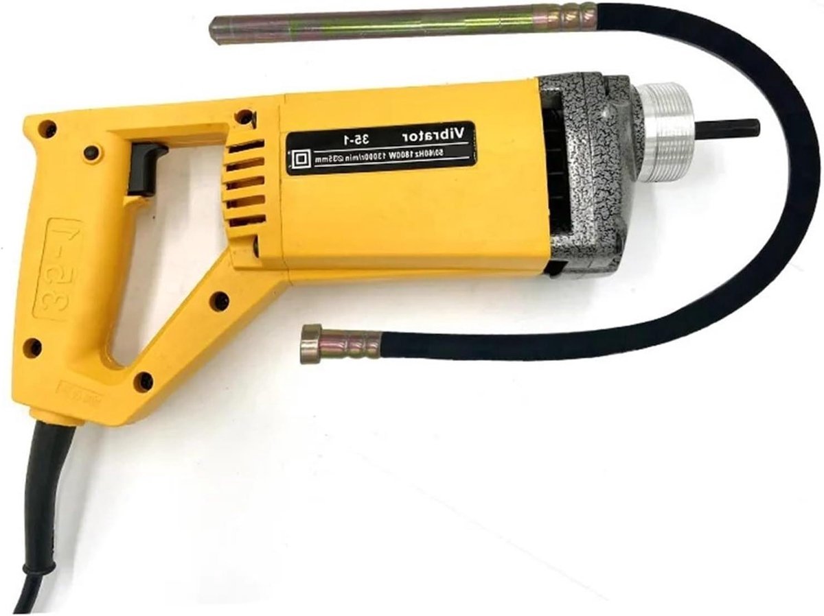 Betonmixer - Cementmixer - Bouwprojecten - Versterkte aluminium behuizing - 64 cm - Grijs