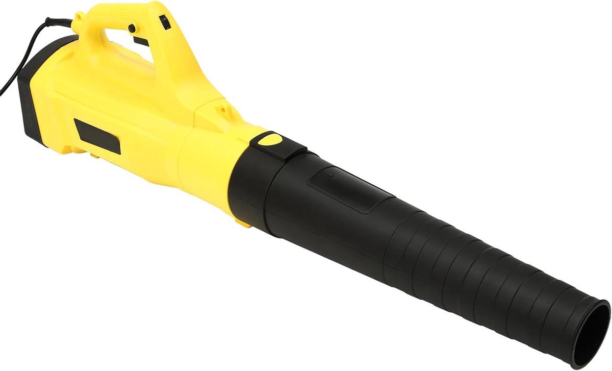 Elektrische Bladblazer - Tuinblower Krachtig - Snel Tuin Reinigen - 6 Instelbare Snelheden - 3000 Watt - Geel