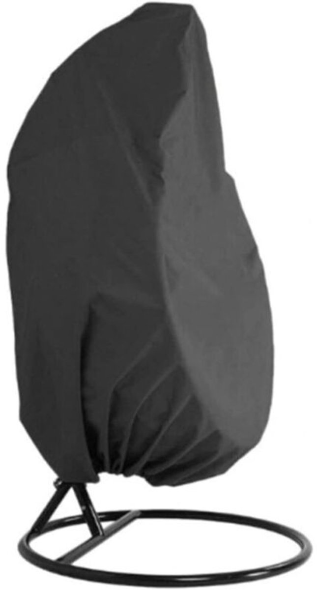 Hoes voor eivormige hangstoel, gemaakt van Oxford-stof, geschikt voor eivormige hangstoelen geschikt voor frame, waterdicht, winddicht en UV-bestendig (afgeschikt vooringen: 190 x 115).