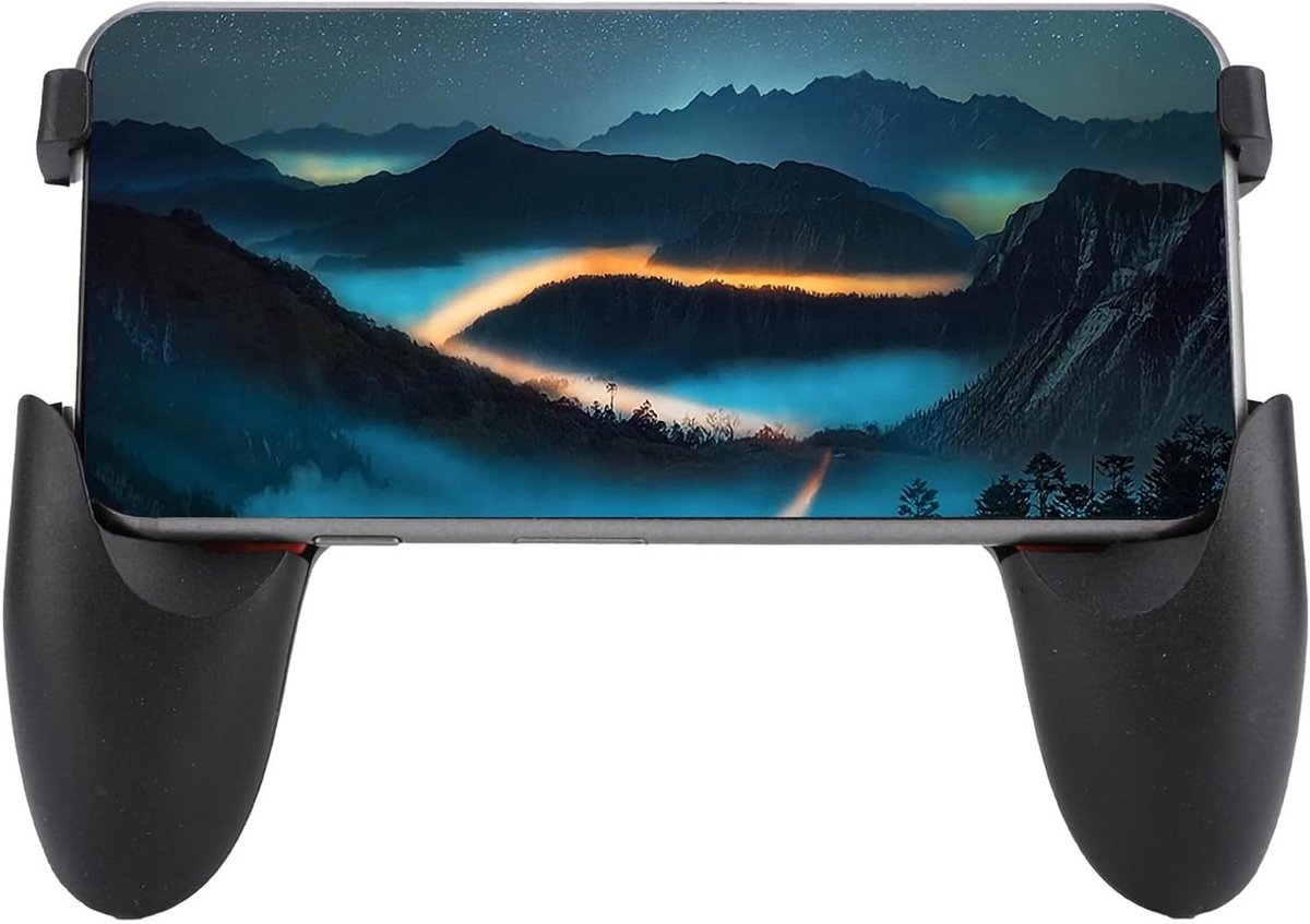 Opvouwbare Joystickhandgreep - Mobiele Gamecontroller Ergonomisch - Mobiel Gamen - Afneembaar Comfortabele Grip - 14 x 10 x 3 cm