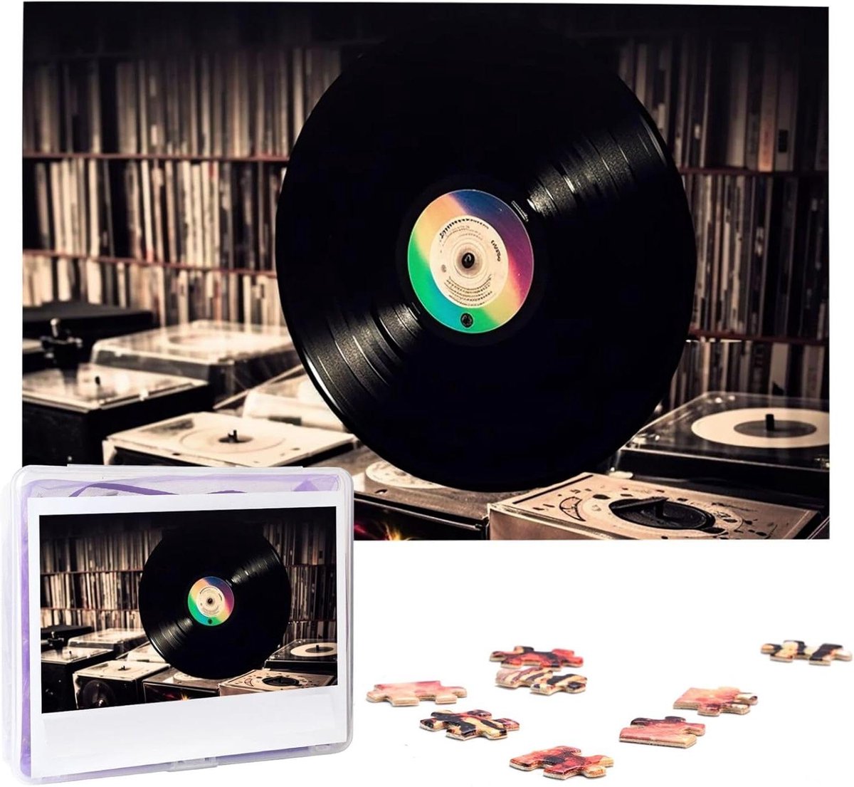 Houten Puzzel - Foto Puzzel - Ontspanning Thuis - Gepersonaliseerd Ontwerp - 1000 Stukjes - Wit