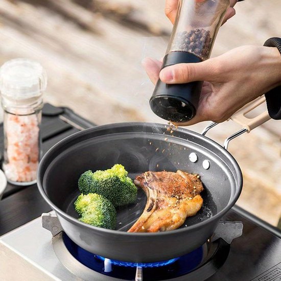 Kampeer Kookset - Pannen Set Outdoor - Buiten Koken - Lichtgewicht Ontwerp - 21 x 21 x 16 cm — afbeelding 4