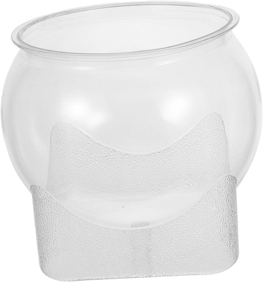 Kleine Aquarium Kom - Vissenkom Decoratief - Thuis Decoratie - Onbreekbaar Transparant - 19 cm - Transparant