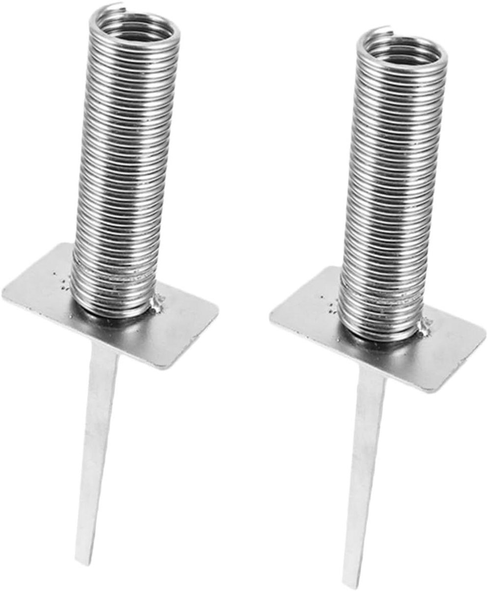 Voetbal Trainingsmateriaal - Grondpaal Vlag - Veld Markeren - Stabiele Ijzeren Basis - 25.5 cm Lengte - Zilver