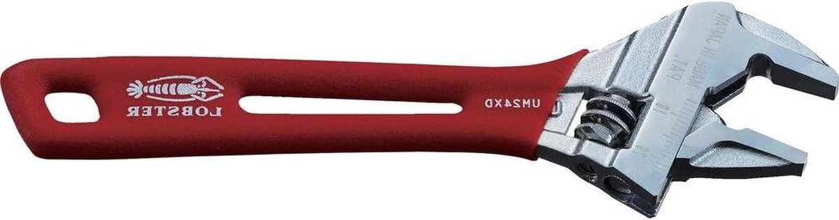 Verstelbare moersleutel - Apensleutel - Bouten vastzetten - X-Drive ontwerp - 150 mm - Rood