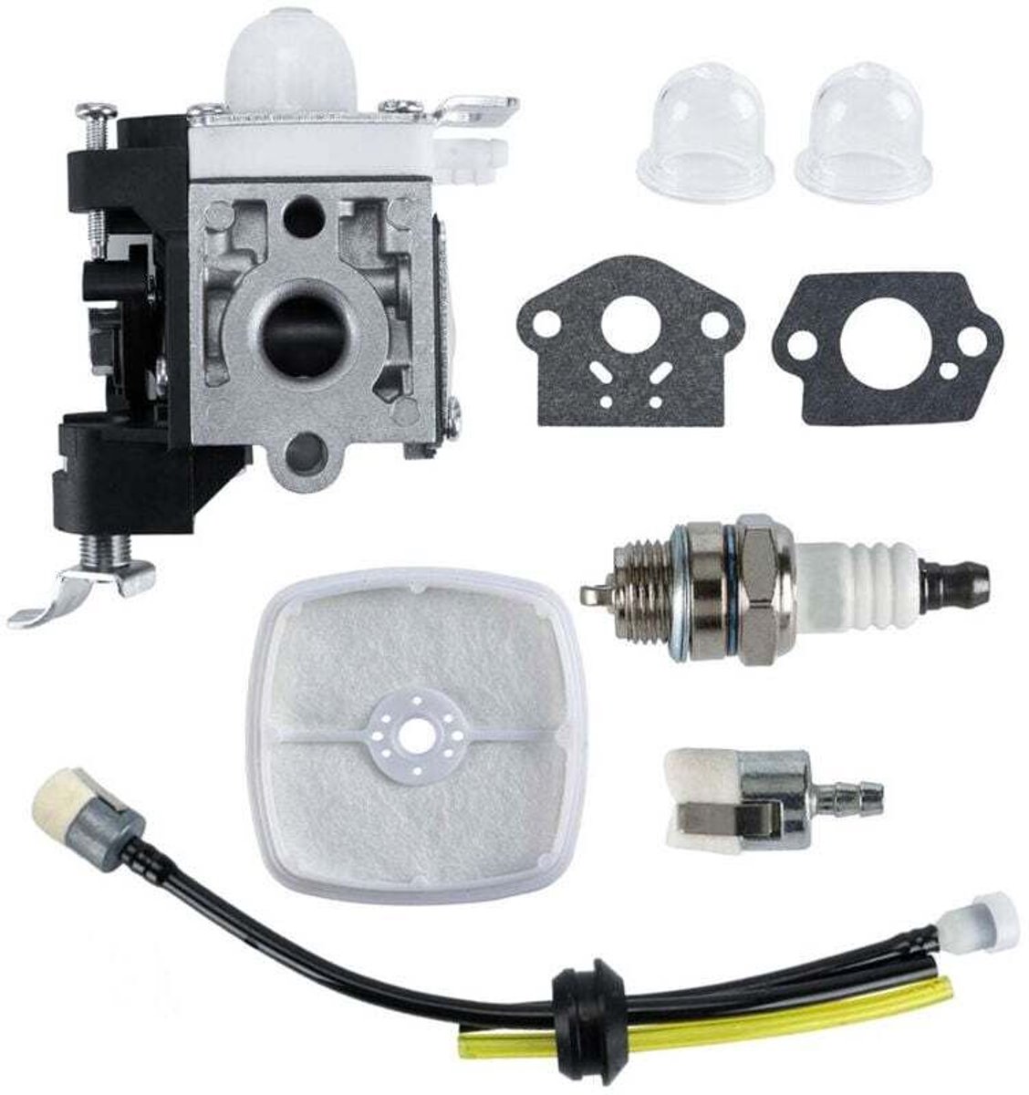 Carburateurs geschikt voor Echo PB-265L PB-251 PB-265LN PB-255LN ES255 PB 255, en ventilatoren geschikt voor ZAMA RB-K85, geschikt geschikt voor A021001350, A021001351 en A021001352.