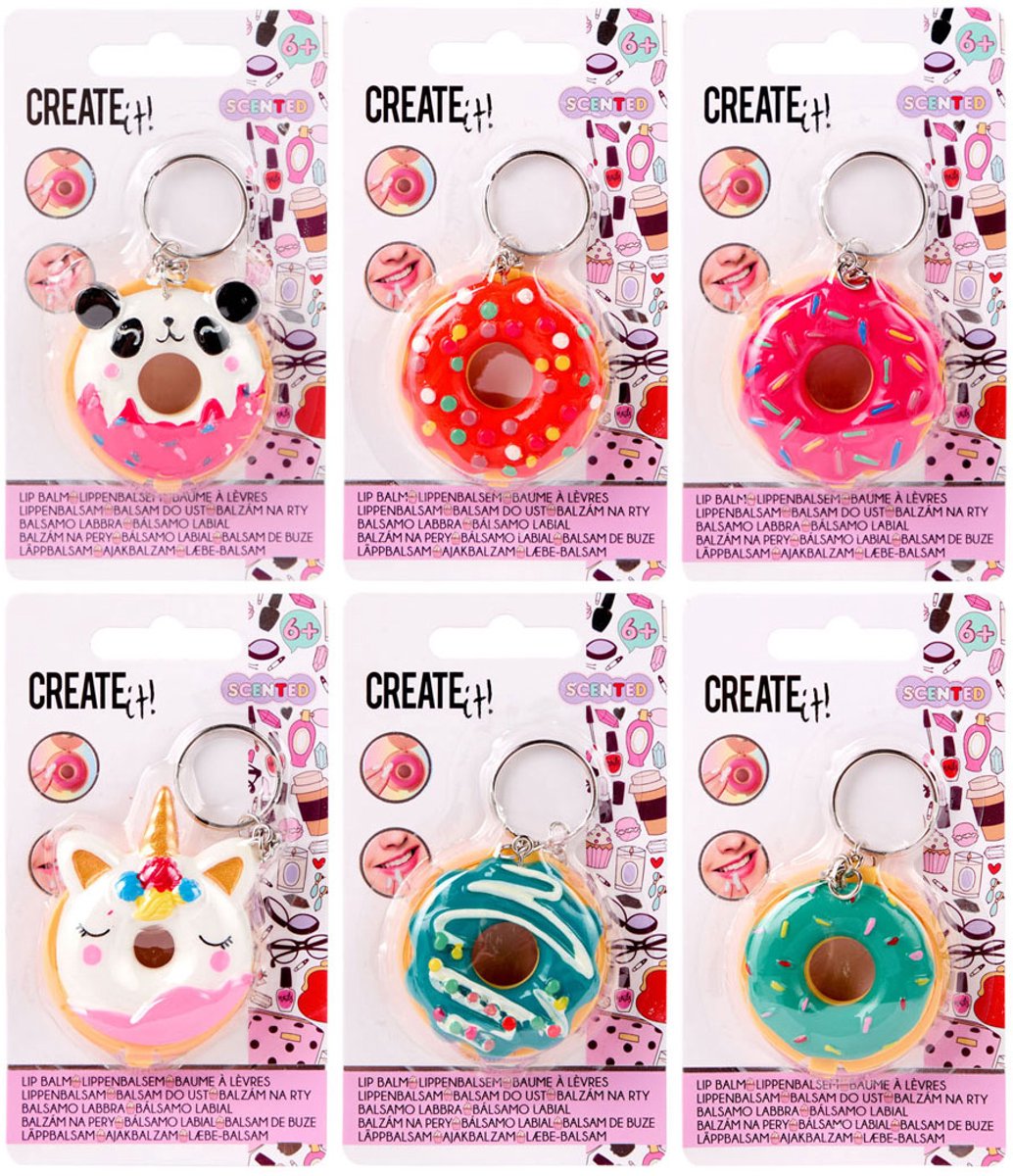 Create it! Beauty Sleutelhanger Donut met Lippenbalsem