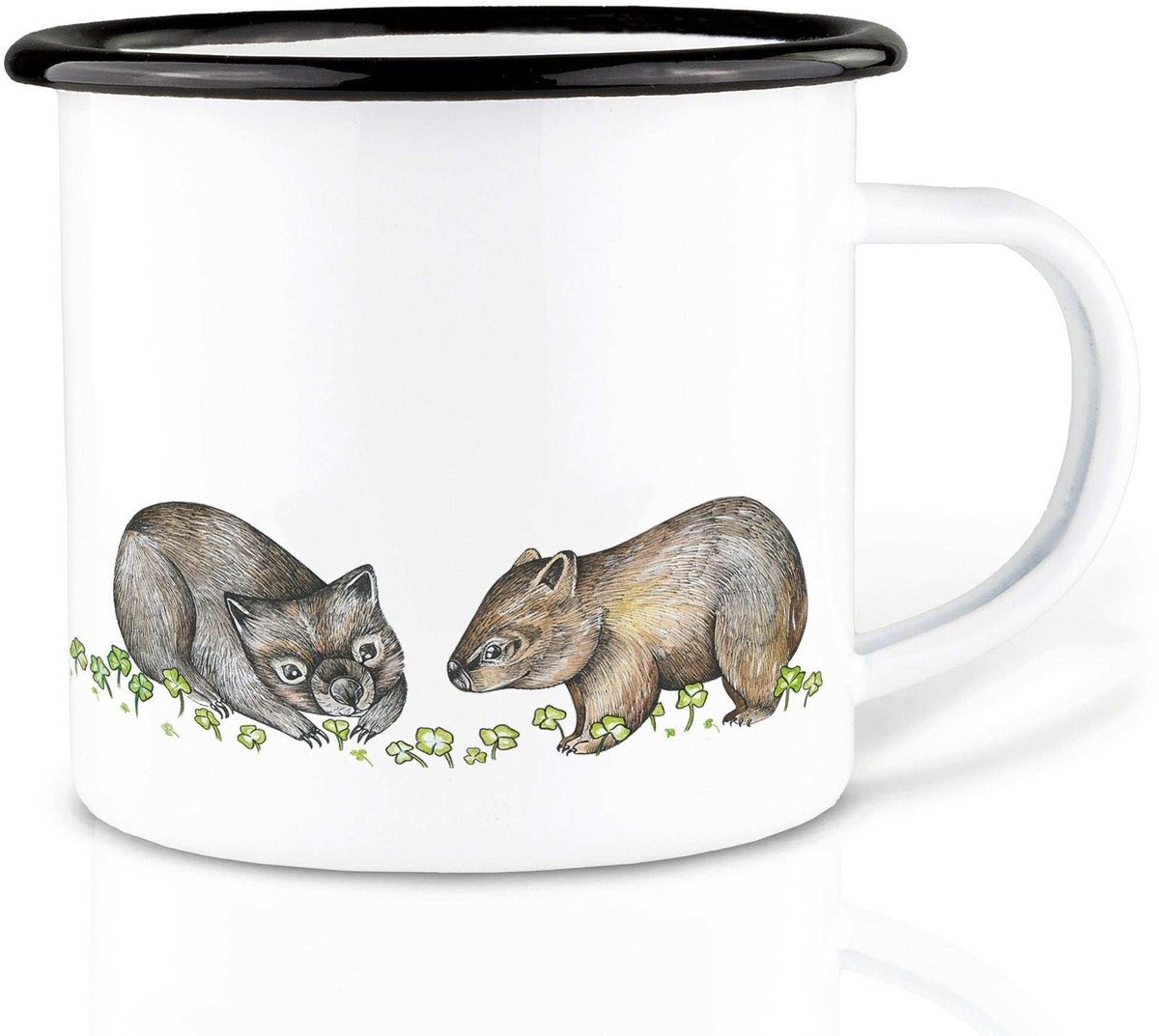 Mok emaille - wombats - Ligarti