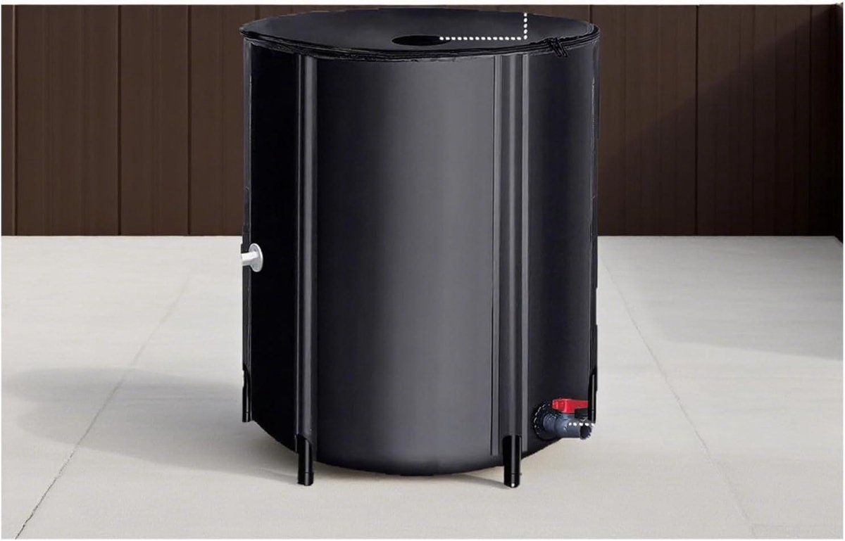 Regenwateropvangvat - Watertank Tuin - Water Opslaan - Scheurvast Slijtvast - Verschillende Maten - Groen Zwart