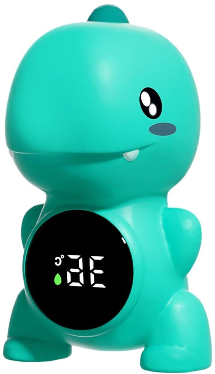 Babybadthermometer - Waterthermometer Baby - Veilig Baden - Dinosaurus Design - 12x7 cm - Multicolor